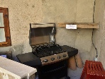 Barbecue area in courtyard
